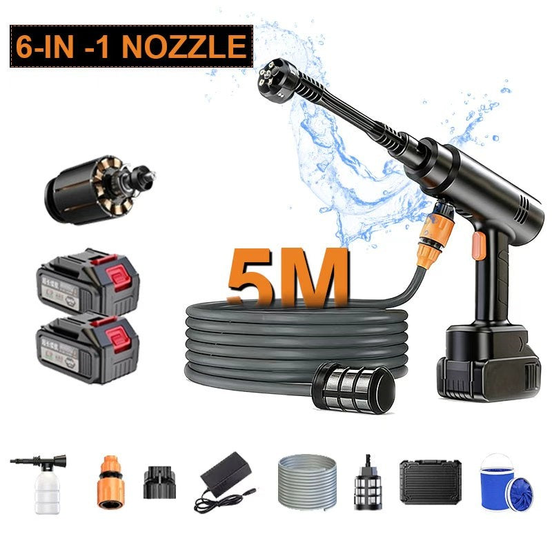 6-in-1 Cordless Car Washer